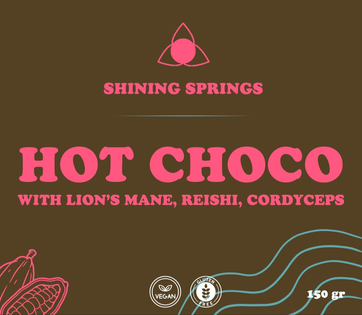 Hot Choco adaptogenic drinking blend with raw cacao, wild chaga mushroom, and a hint of cayenne — offering a grounding, heart-warming drink that supports immunity, focus, and gentle energy.